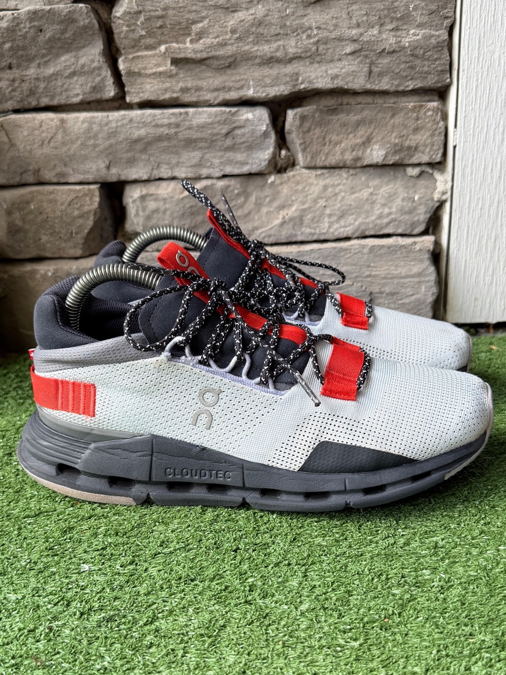 On Running Cloudnova Arctic/Navy Women’s Sneakers - Picture 2 of 12